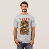 Zombie Soba Noodles - griezelige Japanse Horror Se T-shirt (Voorkant volledig)