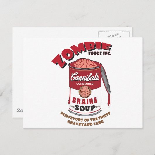 Zombie Soup Briefkaart (Voorkant / Achterkant)