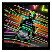 Zombie Space Disco Perfect Poster (Voorkant)