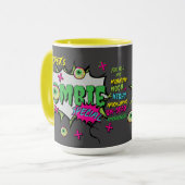 Zombie Special Ghoulishly Fun Gepersonaliseerd Mok (Voorkant links)