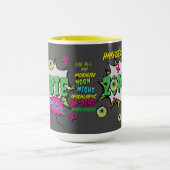 Zombie Special Ghoulishly Fun Personalized  Mok (Midden)