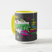 Zombie Special Griezelig Leuk Gepersonaliseerd Mok (Voorkant links)