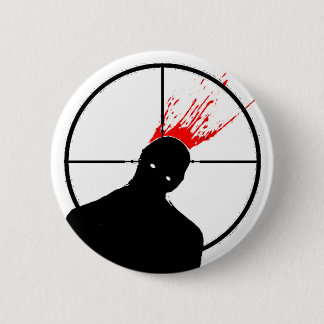 zombie splantkop ronde button 5,7 cm