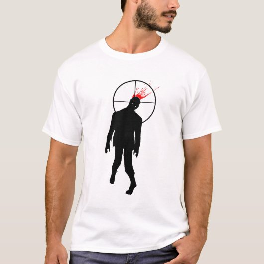 zombie splat - Onderdruk T-shirt (Voorkant)