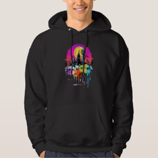 Zombie Spoken Skull Verschrikkelijke Begraafplaats Hoodie