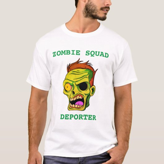 Zombie Squad Deporter T-shirt (Voorkant)