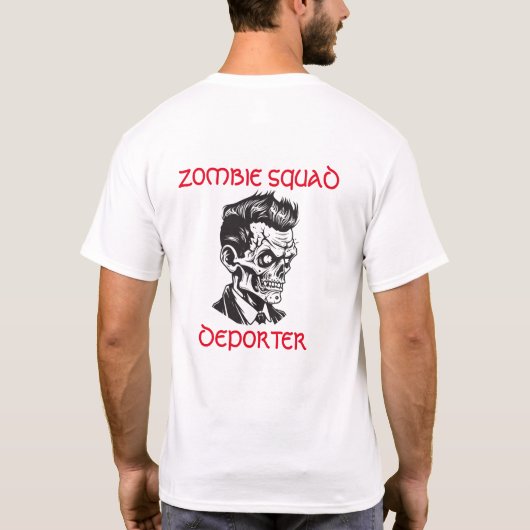 Zombie Squad Deporter T-shirt (Achterkant)