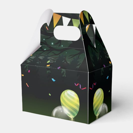 Zombie Squad Verjaardag Jongen Grappig Halloween Bedankdoosjes (Achterkant)