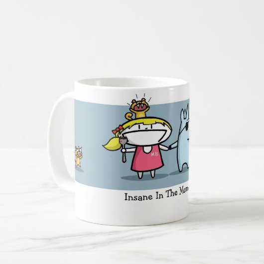 Zombie Squirrel Apocalypse Mok mam-Brain (Voorkant links)