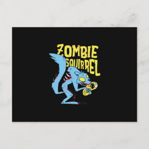 Zombie Squirrel Briefkaart