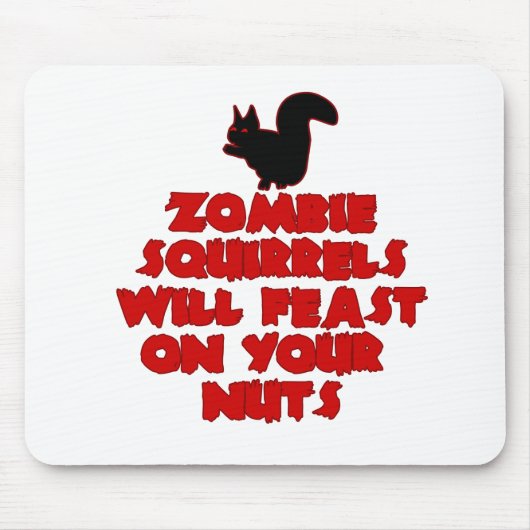 Zombie Squirrelpng Muismat (Voorkant)