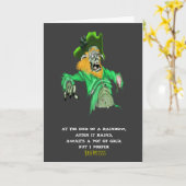 Zombie St. Patrick's Day Kaart (Gele Bloem)