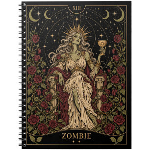 Zombie, Starlit Tarot Kunst Notitieboek