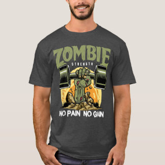Zombie Sterkte Geen pijnstiller Uitwerken Gym Desi T-shirt