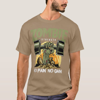 Zombie Sterkte Geen pijnstiller Uitwerken Gym Desi T-shirt