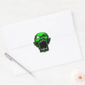 Zombie-Sticker Ronde Sticker (Envelop)