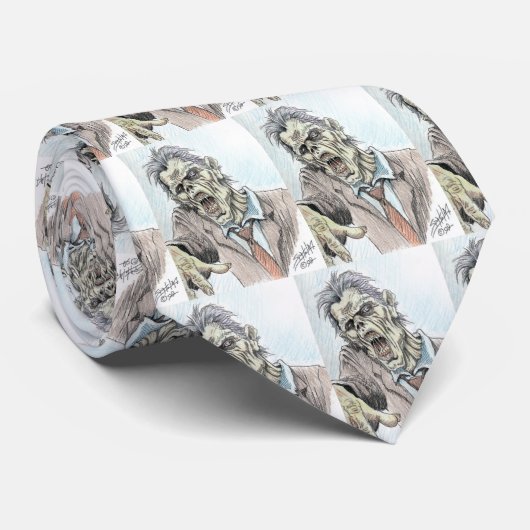 zombie-stropdas stropdas (Opgerold)