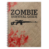 Zombie Survival Guide Funny Notitieboek (Voorkant)
