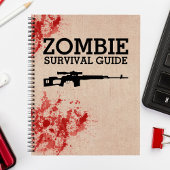 Zombie Survival Guide Grappig Notitieboek