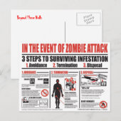 Zombie Survival Guide - voorbij deze muren Briefkaart (Voorkant / Achterkant)