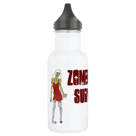 Zombie Survival Kit Bottle Waterfles (Links)