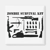Zombie Survival Kit Magneet (Voorkant)