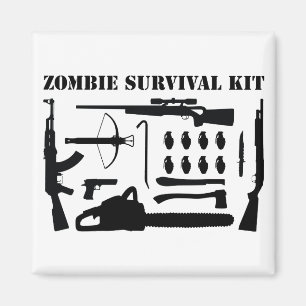 Zombie Survival Kit Magneet