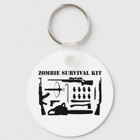 Zombie Survival Kit Sleutelhanger (Voorkant)