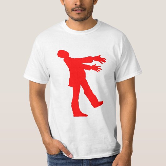 Zombie T-shirt lopen (Voorkant)