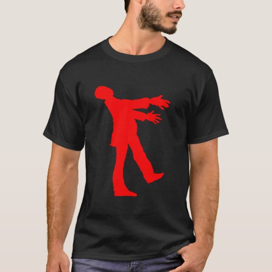 Zombie T-shirt lopen (Voorkant)