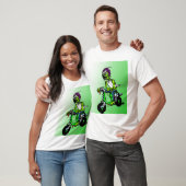 Zombie-T-shirt scooteren T-shirt (Unisex)
