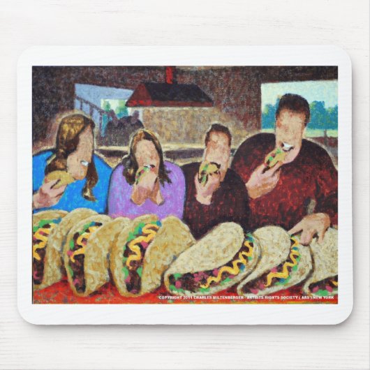 Zombie Taco Dinsdag Muismat (Voorkant)