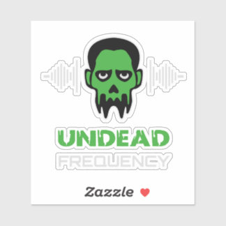 Zombie Techno Rave Sticker