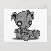 Zombie Teddy Bear Briefkaart (Voorkant)