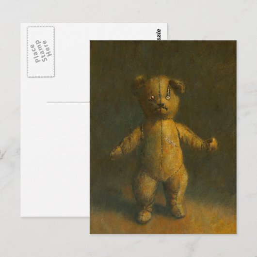 Zombie Teddy Bear Briefkaart (Voorkant / Achterkant)