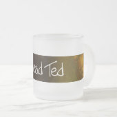 Zombie Teddy Bear Frosted Mok (Voorkant rechts)