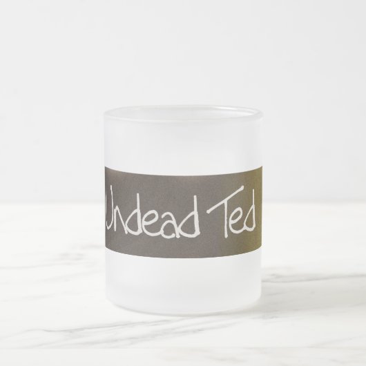 Zombie Teddy Bear Frosted Mok (Center)