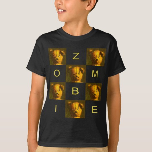 Zombie Teddy Bear Kinderen T-shirt (Voorkant)