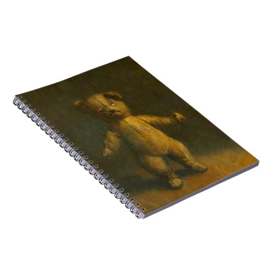 Zombie Teddy Bear Note book Notitieboek (Rechterzijde)