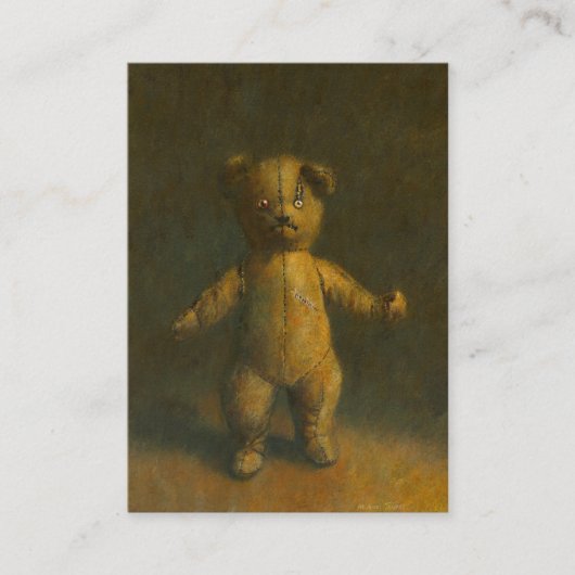 Zombie Teddy Bear Visitekaartje (Voorkant)