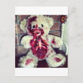 zombie teddy beer briefkaart (Voorkant)