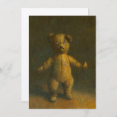Zombie Teddy Invitation Kaart (Voorkant / Achterkant)