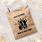 Zombie Tennis Player Halloween Bedankzakje (Geknipt)