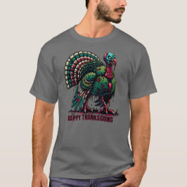 Zombie Thanksgiving Turkije T-shirt