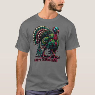 Zombie Thanksgiving Turkije T-shirt