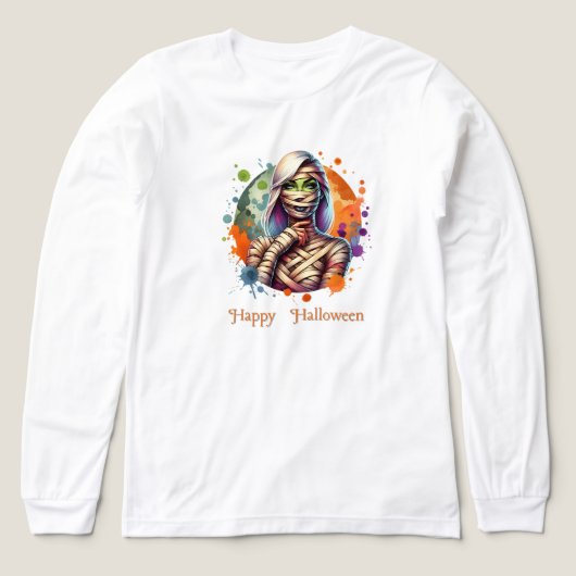 Zombie-thema-Halloween kostuums Tri-Blend Shirt (Voorkant)