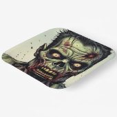 Zombie thema Halloween Party Papieren Bordje (Gebogen)