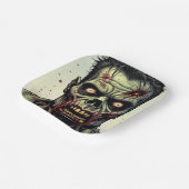 Zombie thema Halloween Party Papieren Bordje (Gebogen)