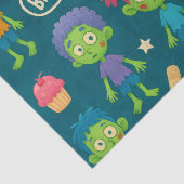 Zombie Tissue Paper Verjaardagsverpakking Tissuepapier (Detail)