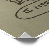 Zombie Toast Poster (Hoek)